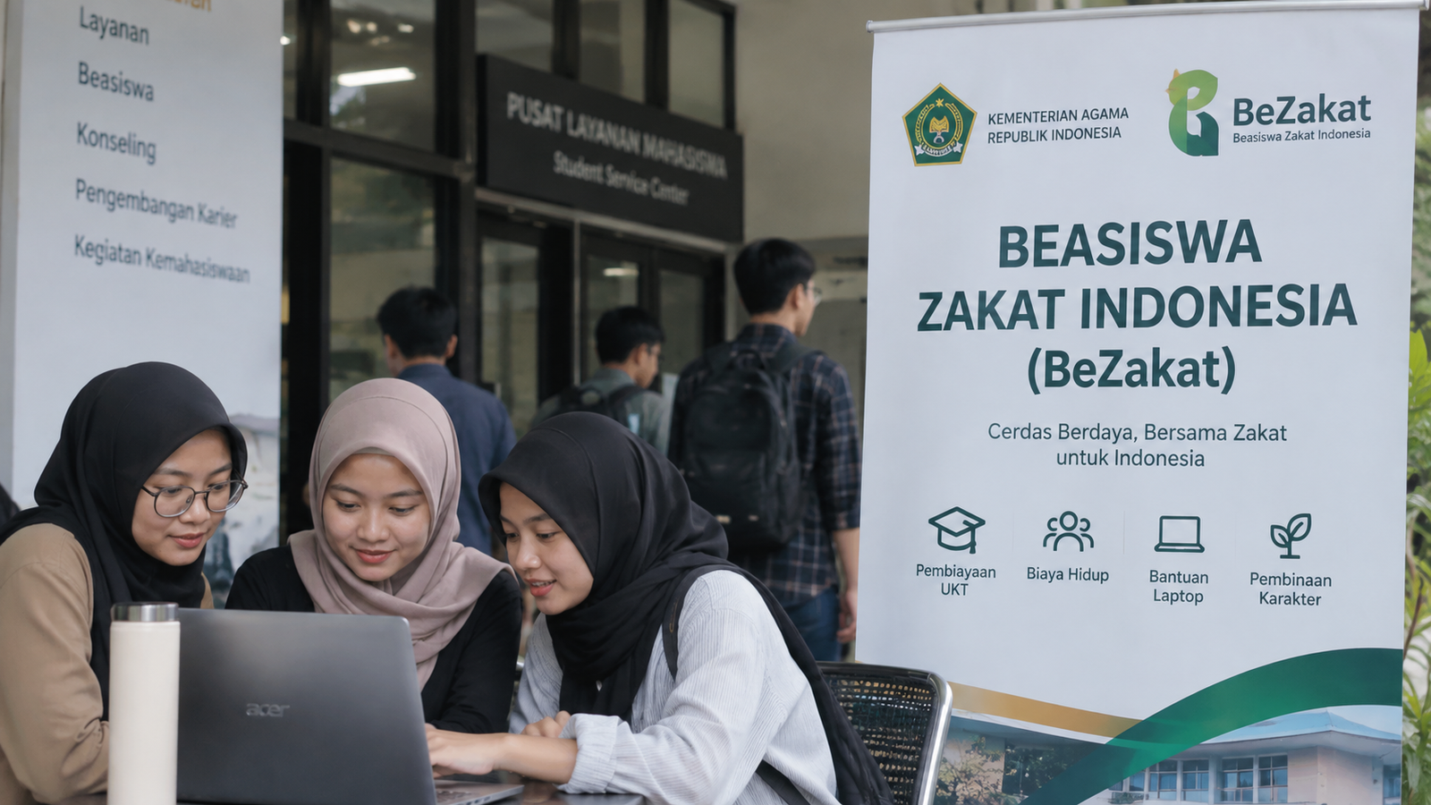 Ditutup Hari Ini! Beasiswa Zakat Indonesia 2026 Tanggung UKT hingga Biaya Hidup